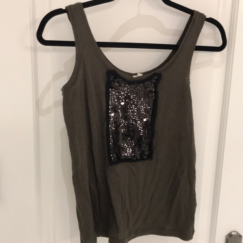J. Crew Tank Top with sequins